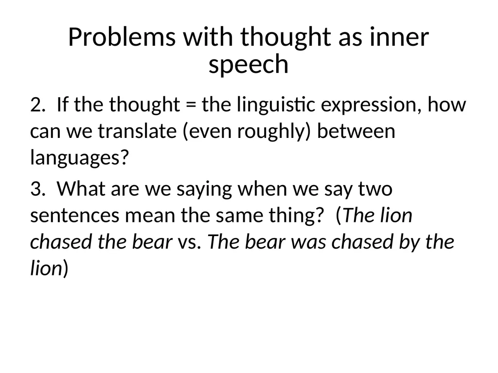 Language, Meaning, and Rational Thought Ray - slide 10 of 111