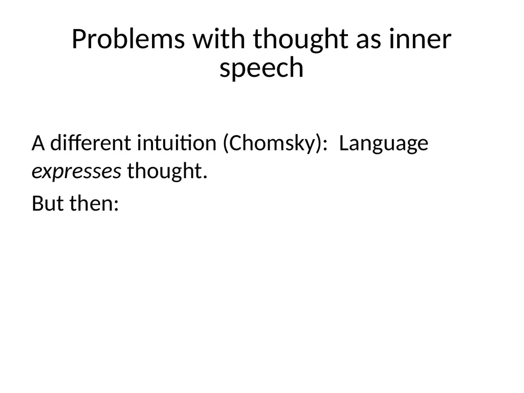 Language, Meaning, and Rational Thought Ray - slide 12 of 111