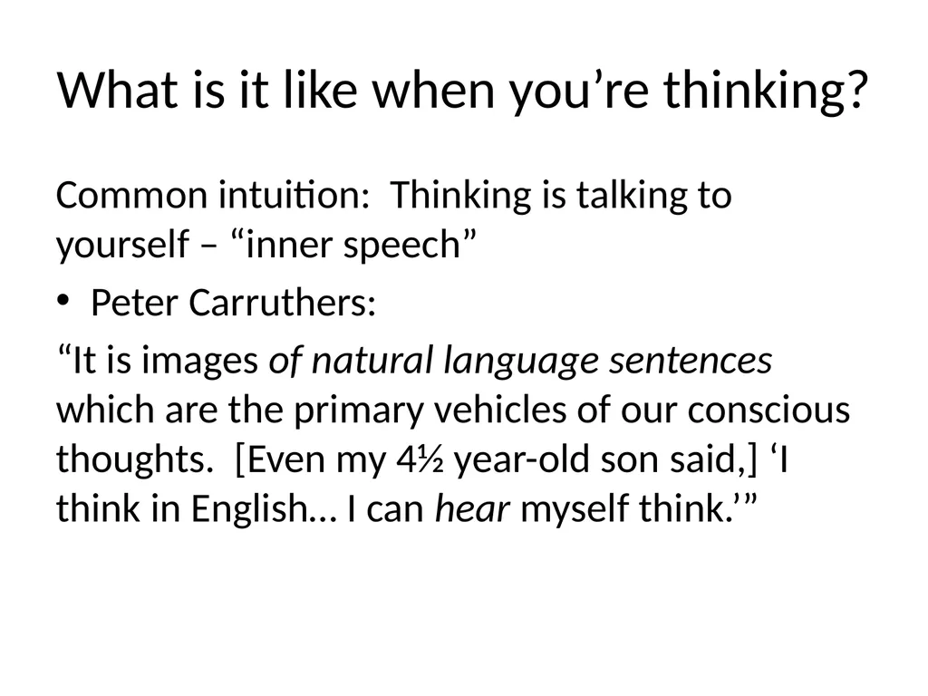 Language, Meaning, and Rational Thought Ray - slide 5 of 111