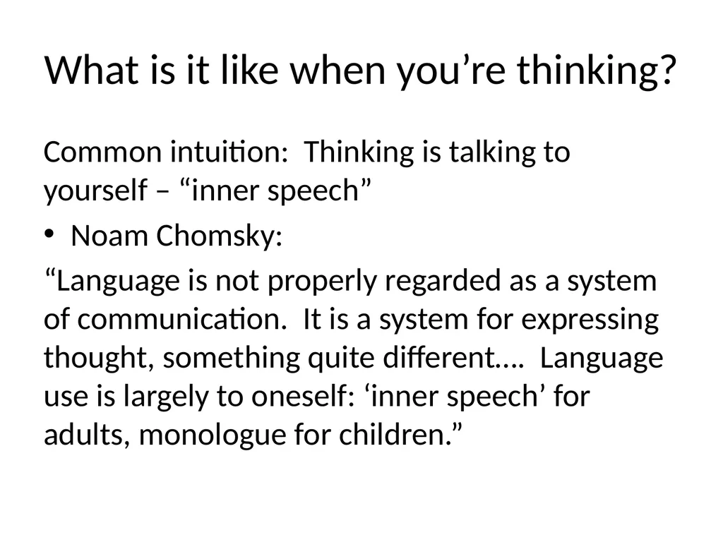 Language, Meaning, and Rational Thought Ray - slide 6 of 111