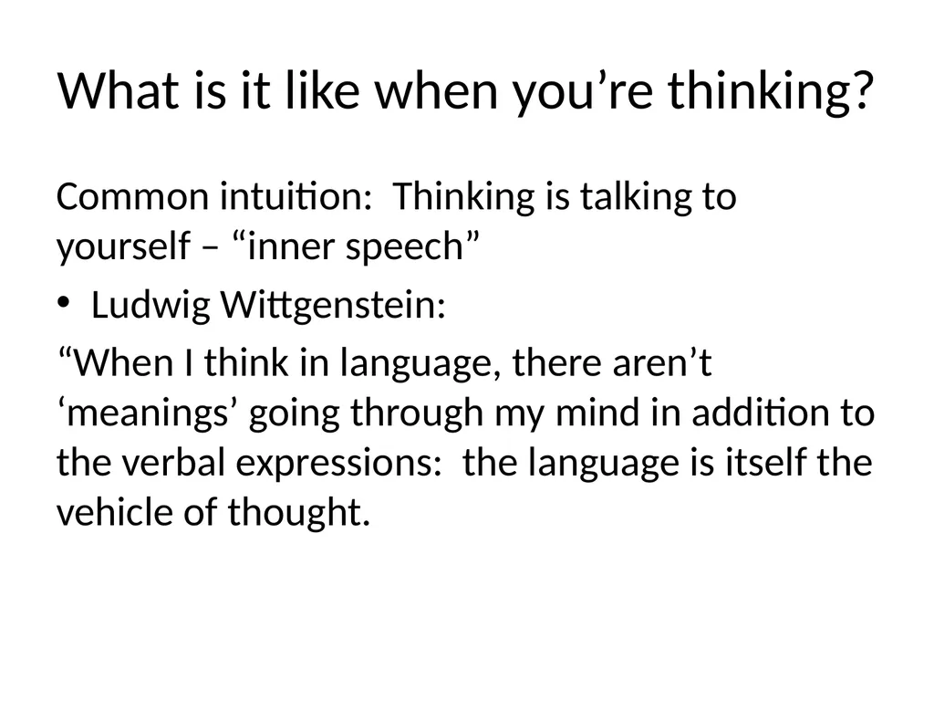 Language, Meaning, and Rational Thought Ray - slide 7 of 111