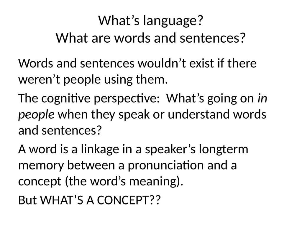 Language, Meaning, and Rational Thought Ray - slide 18 of 111