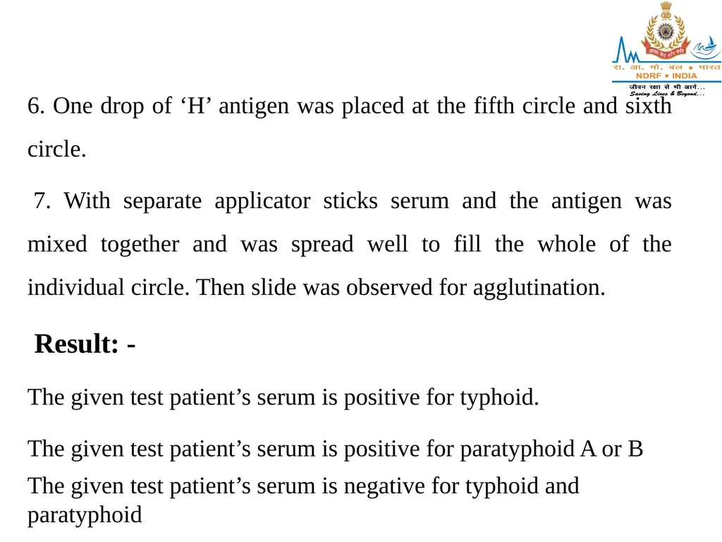 SEROLOGY LESSON -11 By OMKAR YADAV INSP/PH Upon - slide 6 of 43
