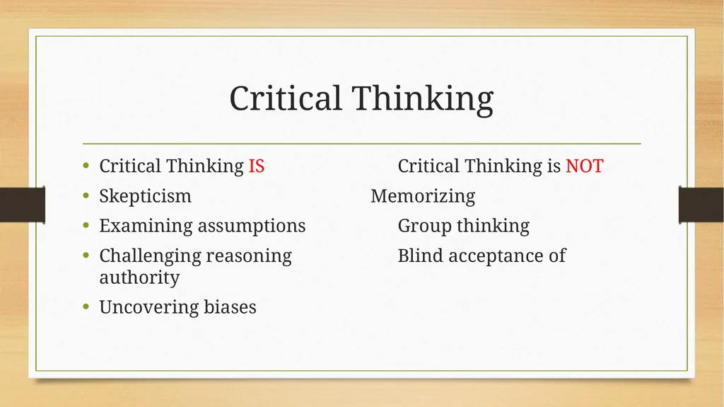 Critical Thinking and Decision Making Chapter 6 - slide 13 of 25
