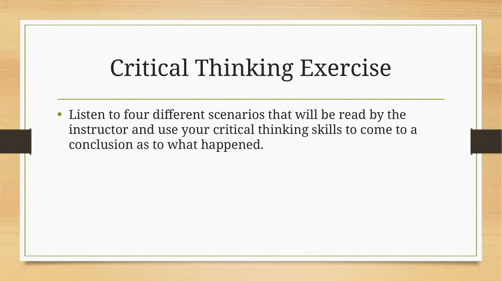 Critical Thinking and Decision Making Chapter 6 - slide 15 of 25