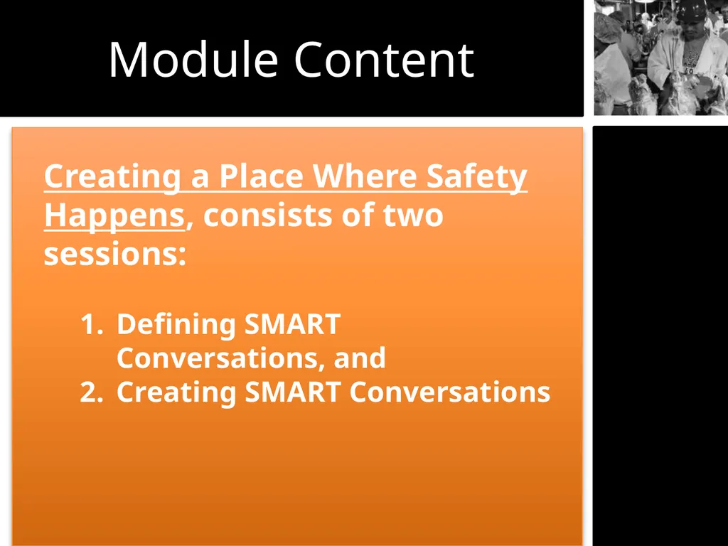 Safe and Secure Safety Training Series creating a - slide 3 of 66