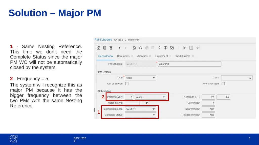 PM Schedules – Nesting Fabio Alfeo It’s a method - slide 5 of 9