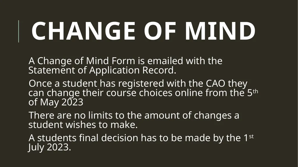 Life after the Leaving Cert Information for - slide 13 of 31