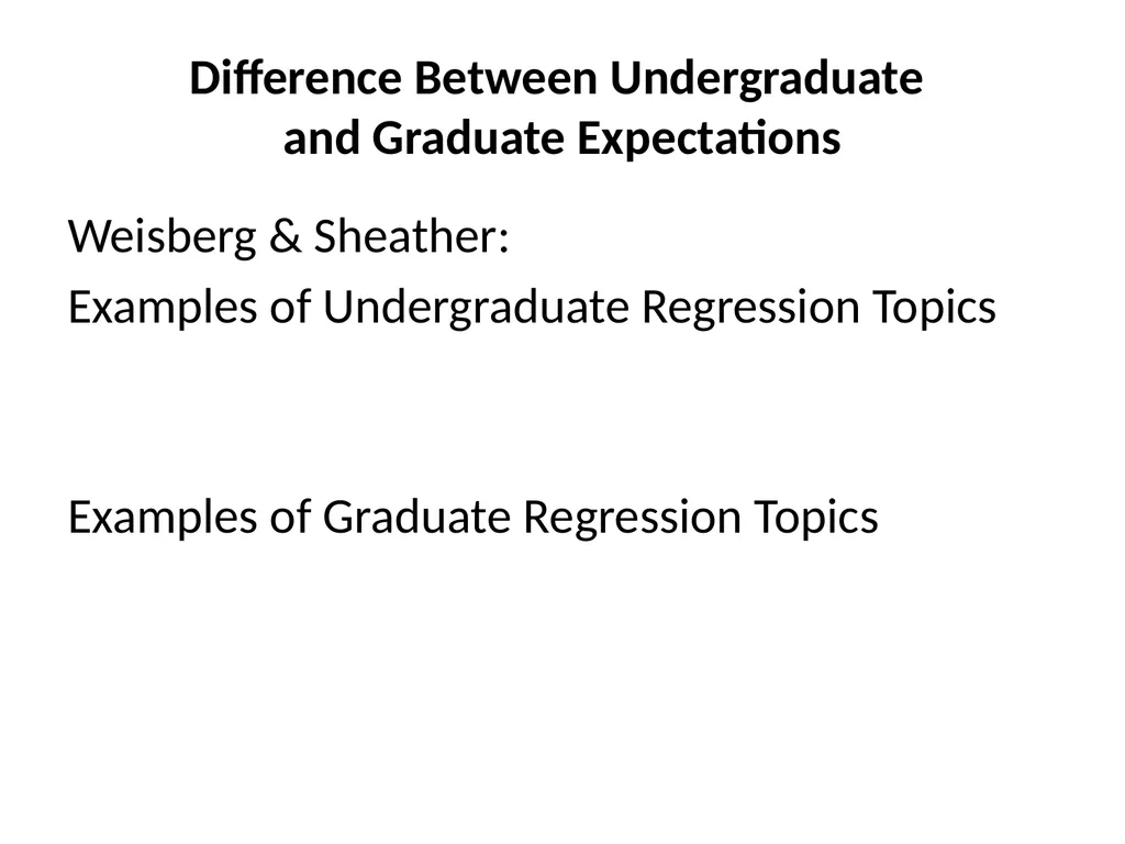 Preparing Statistics Majors for Graduate Study - slide 15 of 18