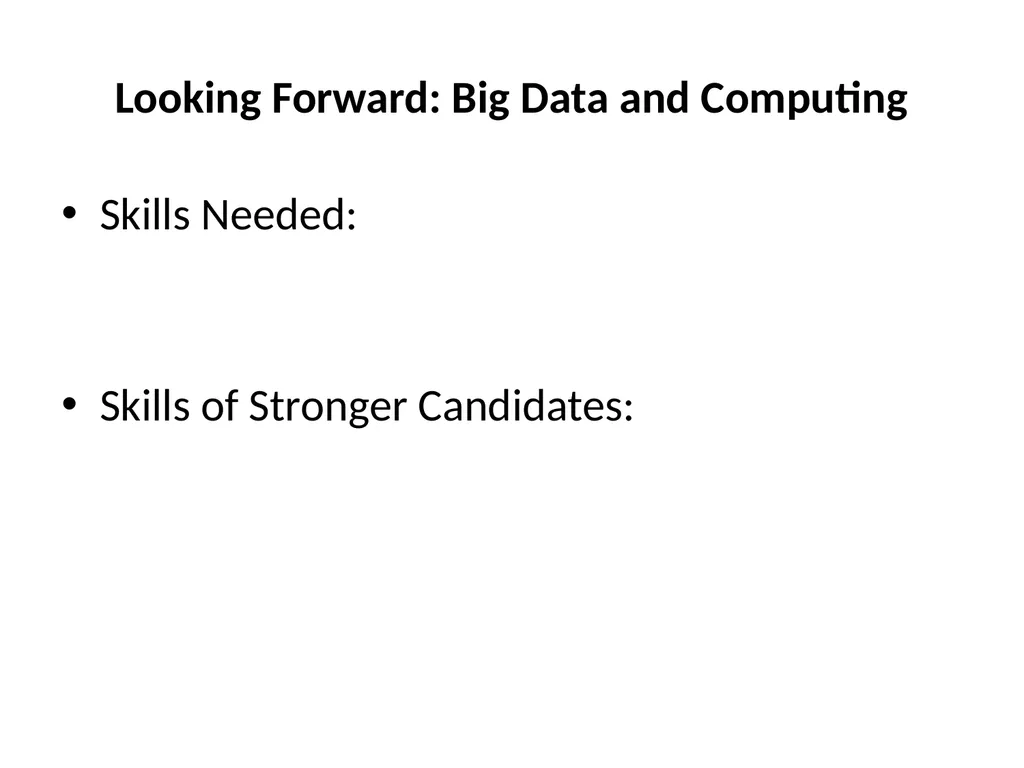 Preparing Statistics Majors for Graduate Study - slide 17 of 18