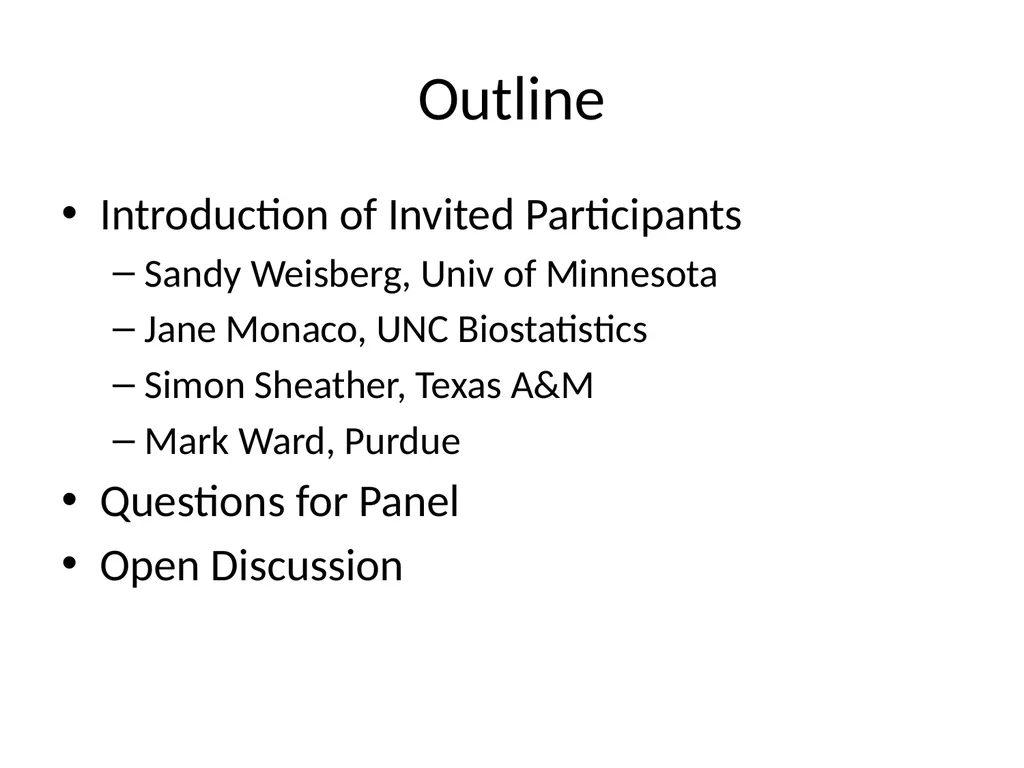 Preparing Statistics Majors for Graduate Study - slide 2 of 18