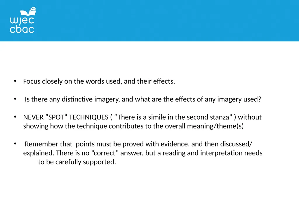 CLOSED BOOK, OPEN MINDS Closed book exam, not - slide 17 of 20
