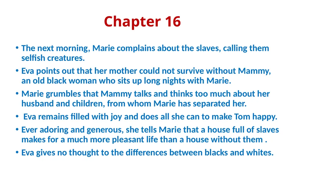 UNCLE TOM’S CABIN Harriet Beecher Stowe - slide 26 of 55