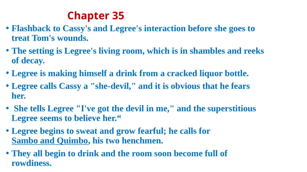 UNCLE TOM’S CABIN Harriet Beecher Stowe - slide 45 of 55