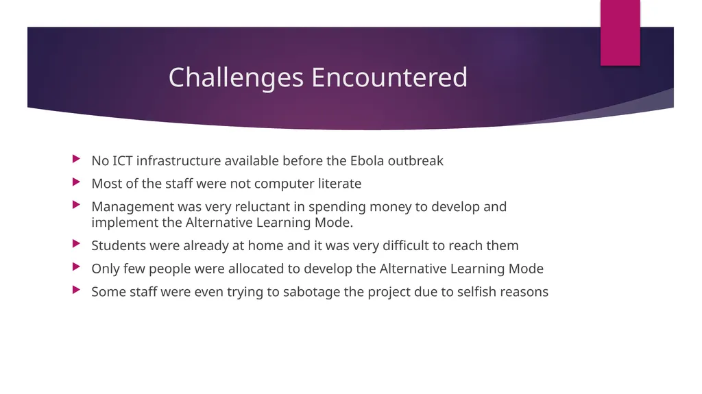 Alternative Learning Mode in the university of - slide 8 of 11