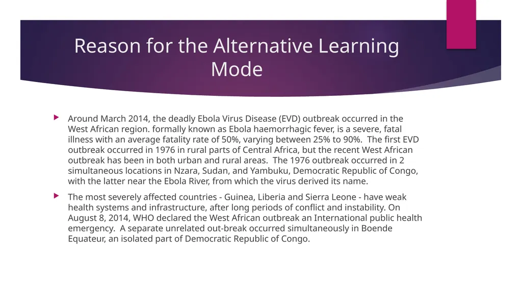 Alternative Learning Mode in the university of - slide 4 of 11