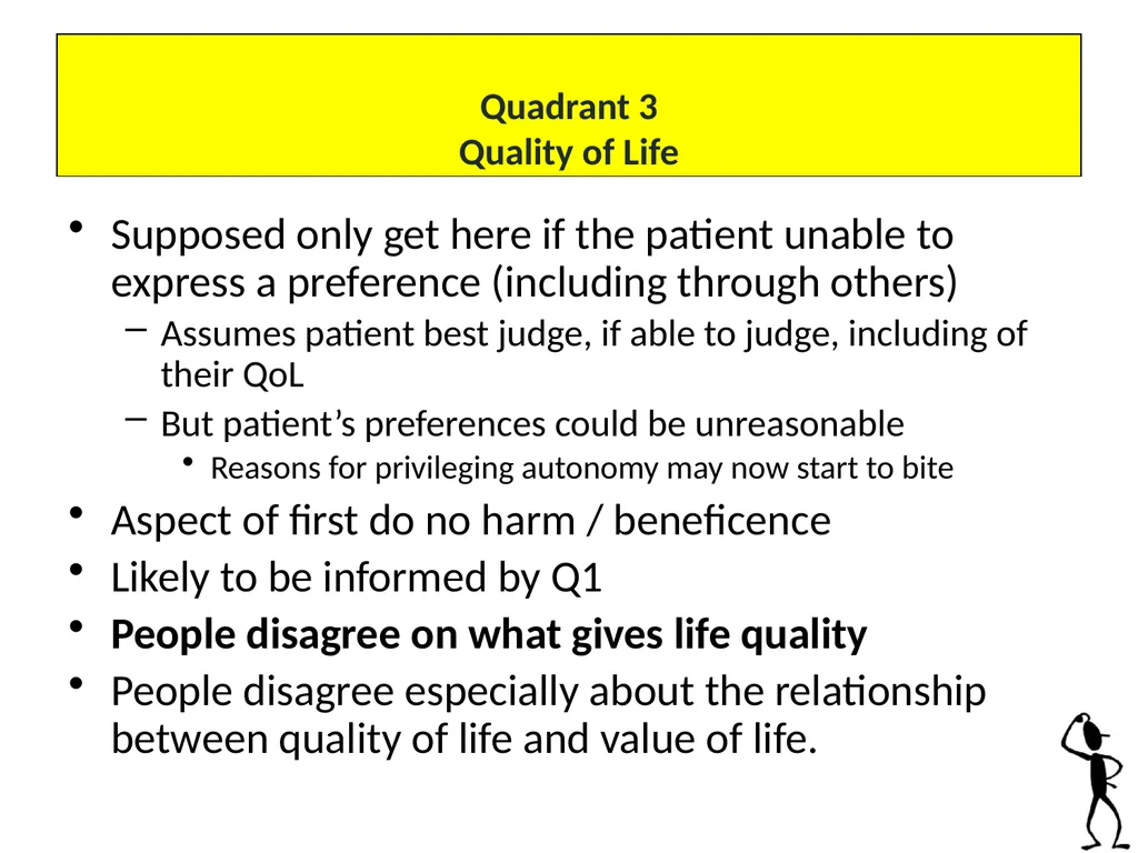 Four quadrant approach Professor Heather Draper, - slide 13 of 15