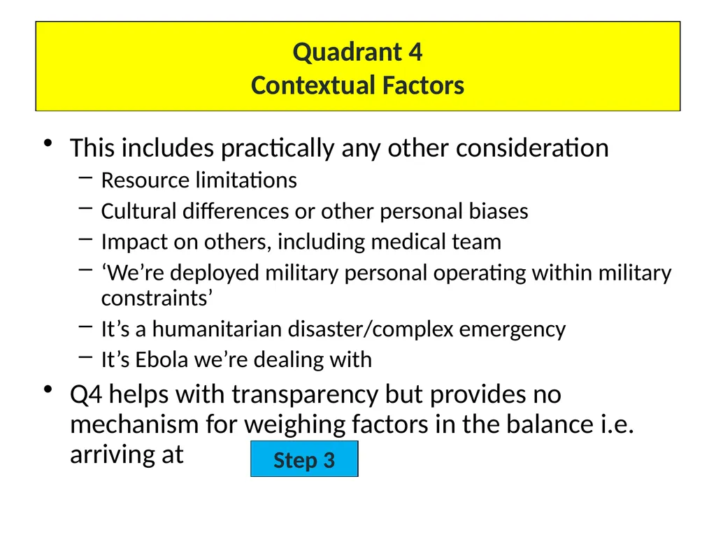 Four quadrant approach Professor Heather Draper, - slide 14 of 15