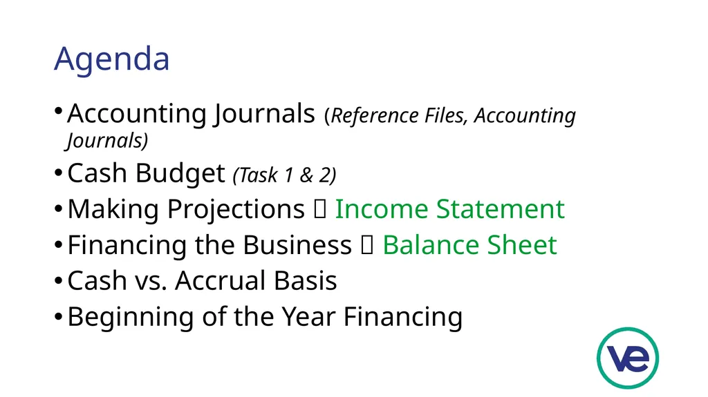 Developing an Accounting System for your VE firm - slide 4 of 25