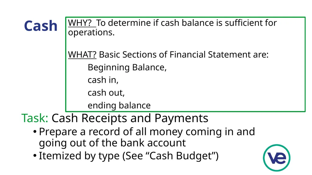 Developing an Accounting System for your VE firm - slide 7 of 25