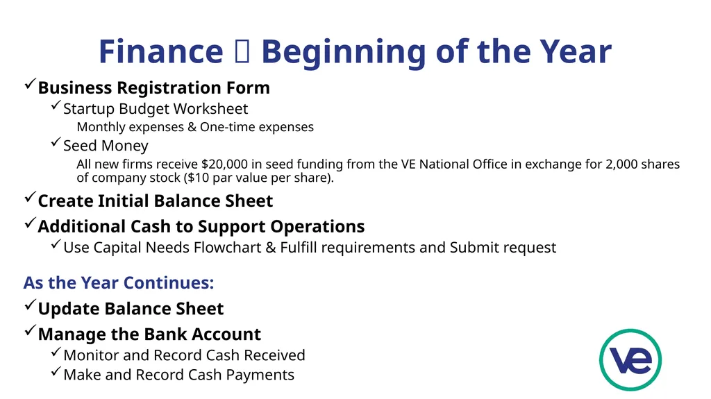 Developing an Accounting System for your VE firm - slide 15 of 25
