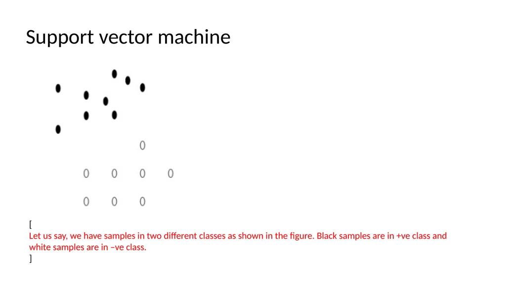 Lesson 6 Support vector machine (SVM) [ Support - slide 3 of 36