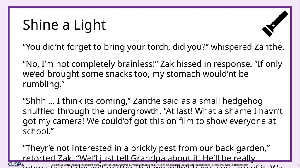 CUSP Spelling 1 Year 3 Block 6 Contractions - slide 18 of 33