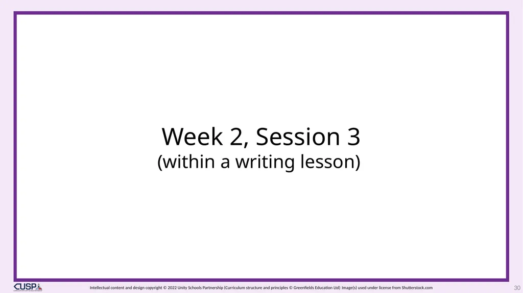 CUSP Spelling 1 Year 3 Block 6 Contractions - slide 30 of 33