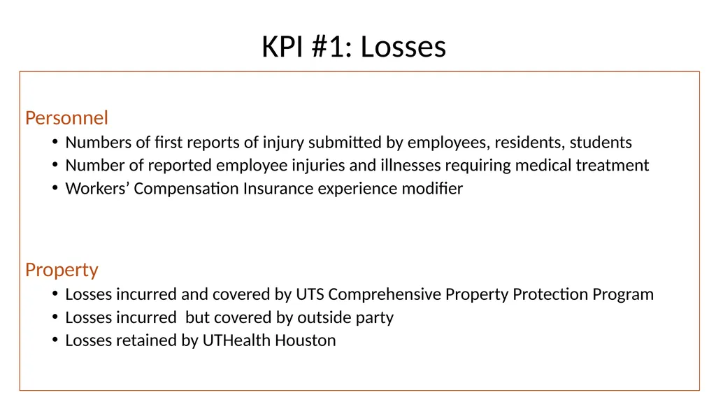 FY22 SHERM Metrics-Based Performance Summary Key - slide 6 of 41