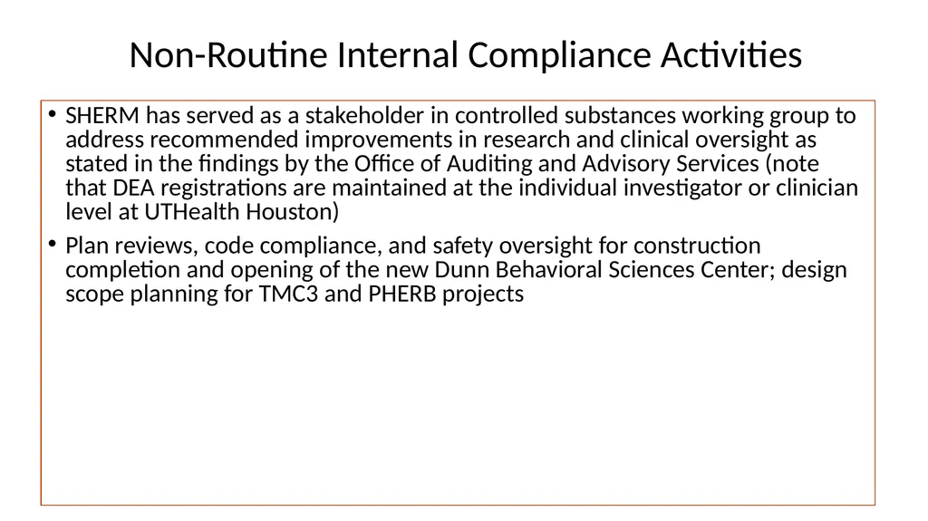 FY22 SHERM Metrics-Based Performance Summary Key - slide 20 of 41