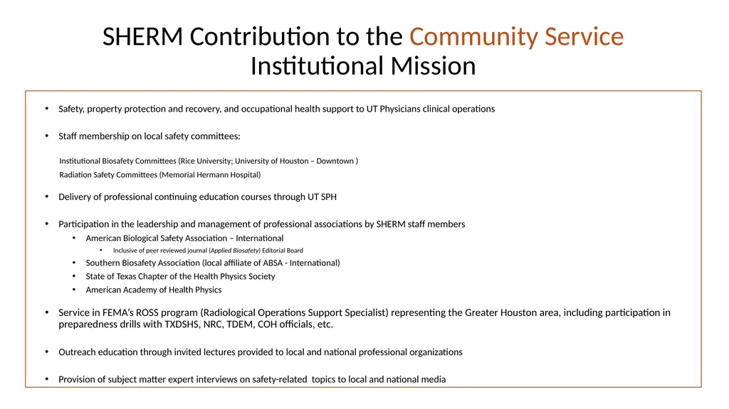 FY22 SHERM Metrics-Based Performance Summary Key - slide 37 of 41