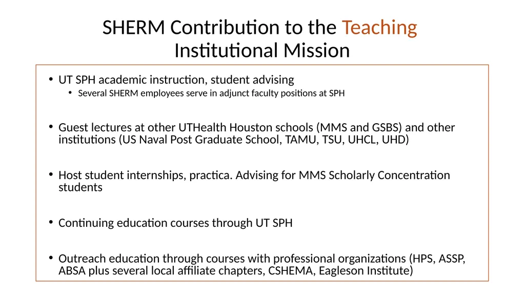 FY22 SHERM Metrics-Based Performance Summary Key - slide 38 of 41