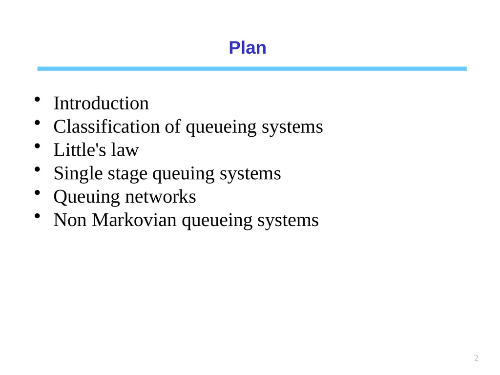 1 Chapter 6 Queueing systems Learning objectives : - slide 2 of 90