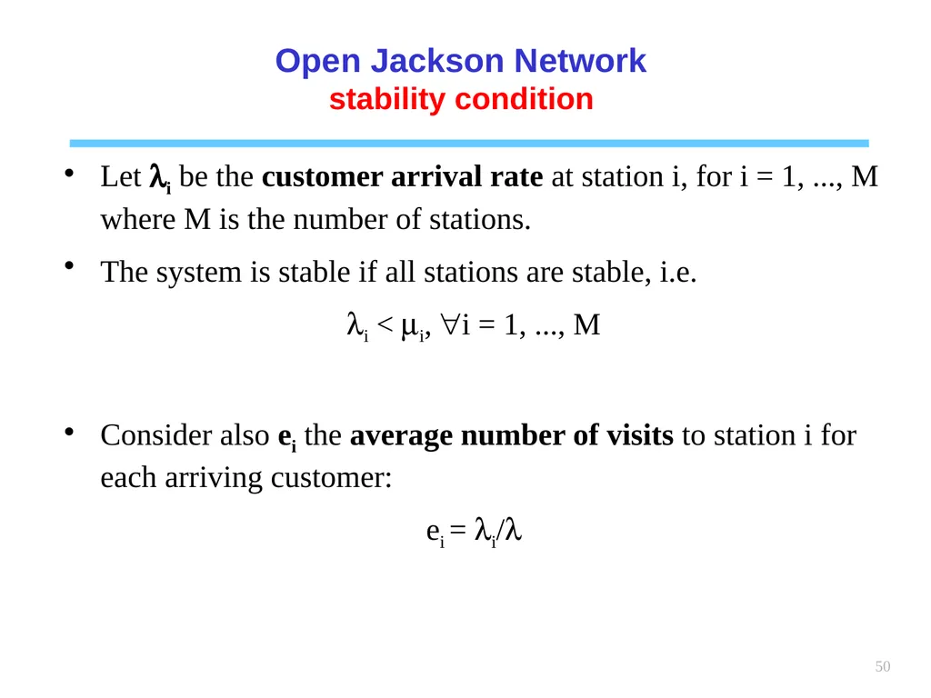 1 Chapter 6 Queueing systems Learning objectives : - slide 50 of 90