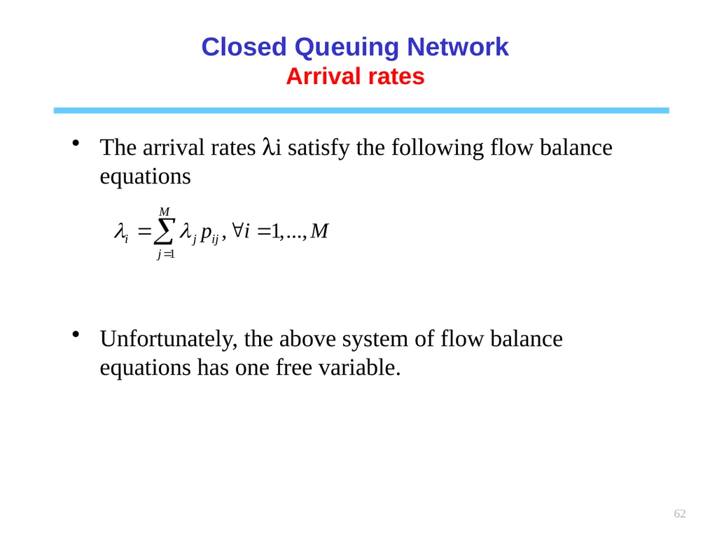 1 Chapter 6 Queueing systems Learning objectives : - slide 62 of 90