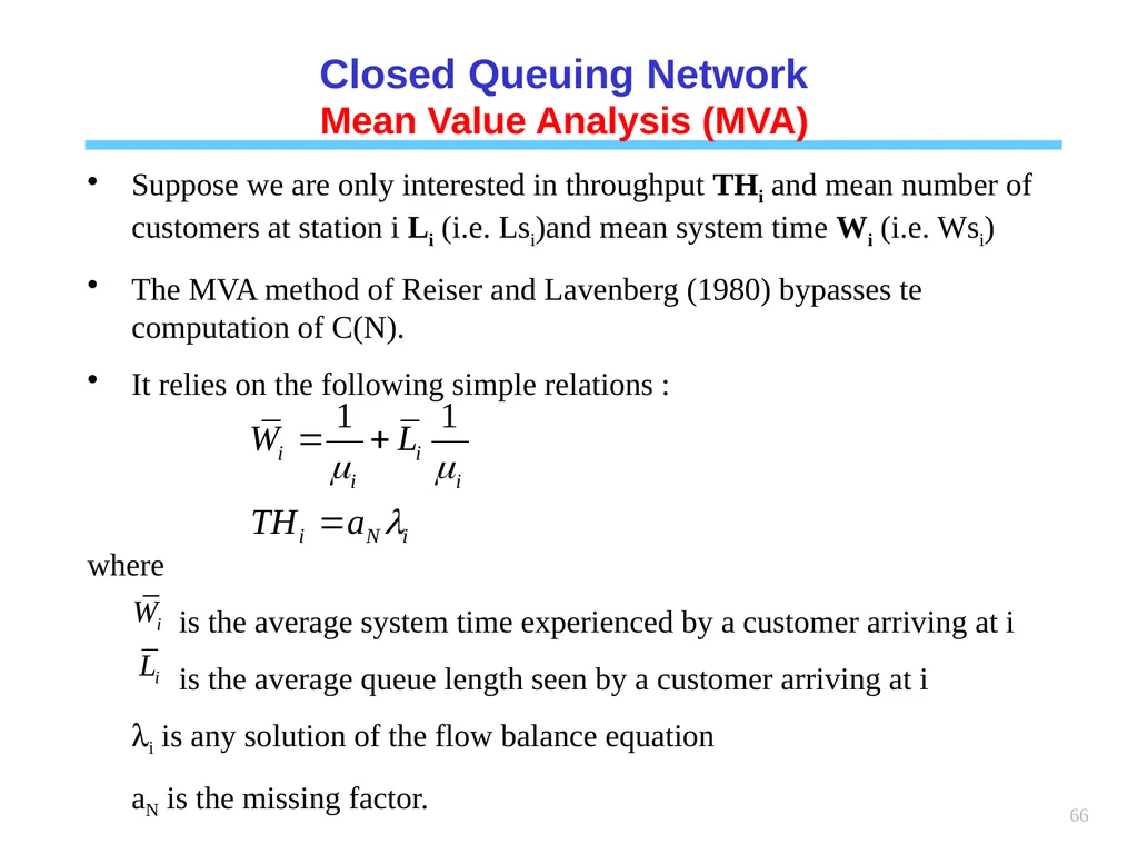 1 Chapter 6 Queueing systems Learning objectives : - slide 66 of 90
