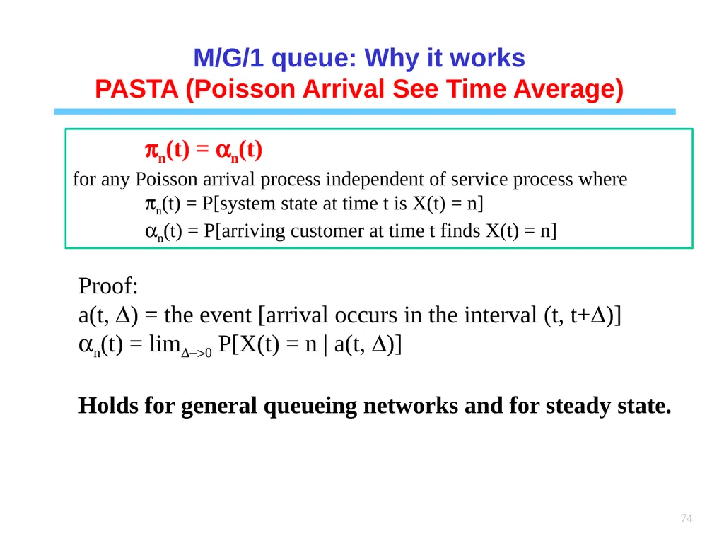 1 Chapter 6 Queueing systems Learning objectives : - slide 74 of 90