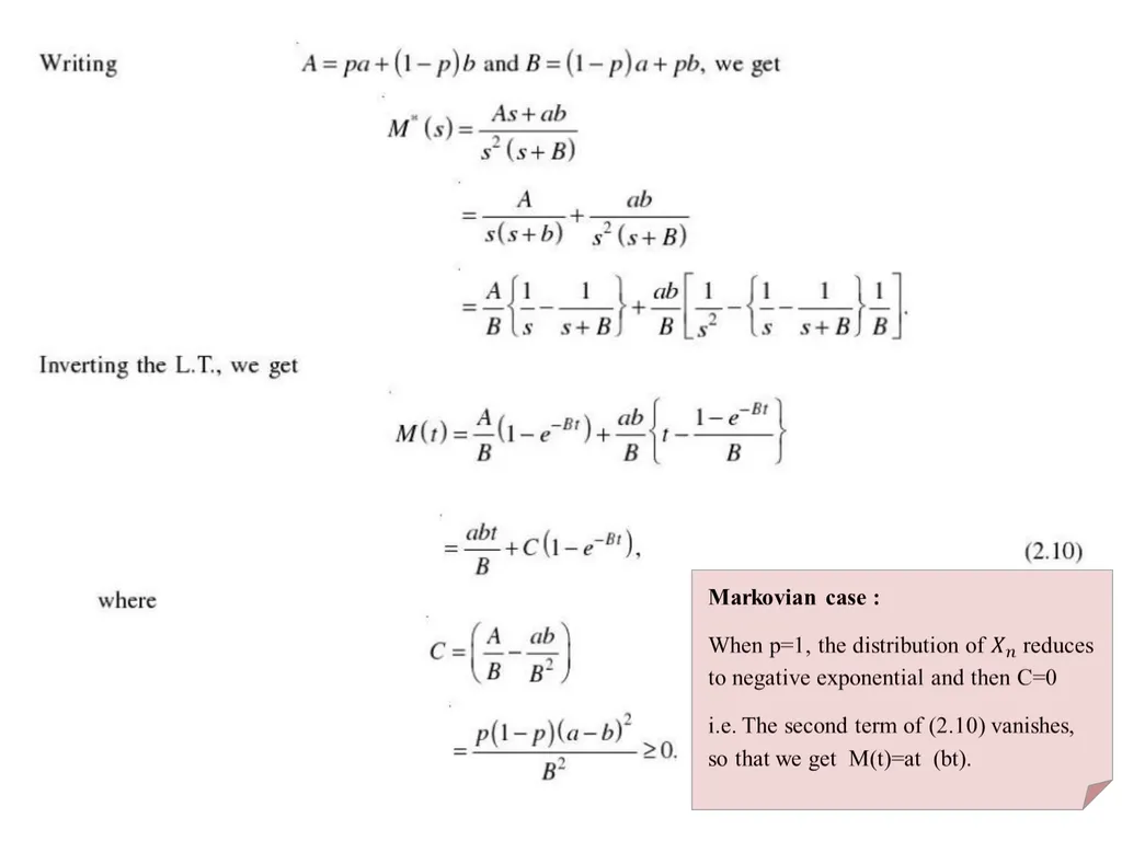 RENEWAL PROCESSES IN CONTINUOUS TIME PAGES 249 – - slide 19 of 20