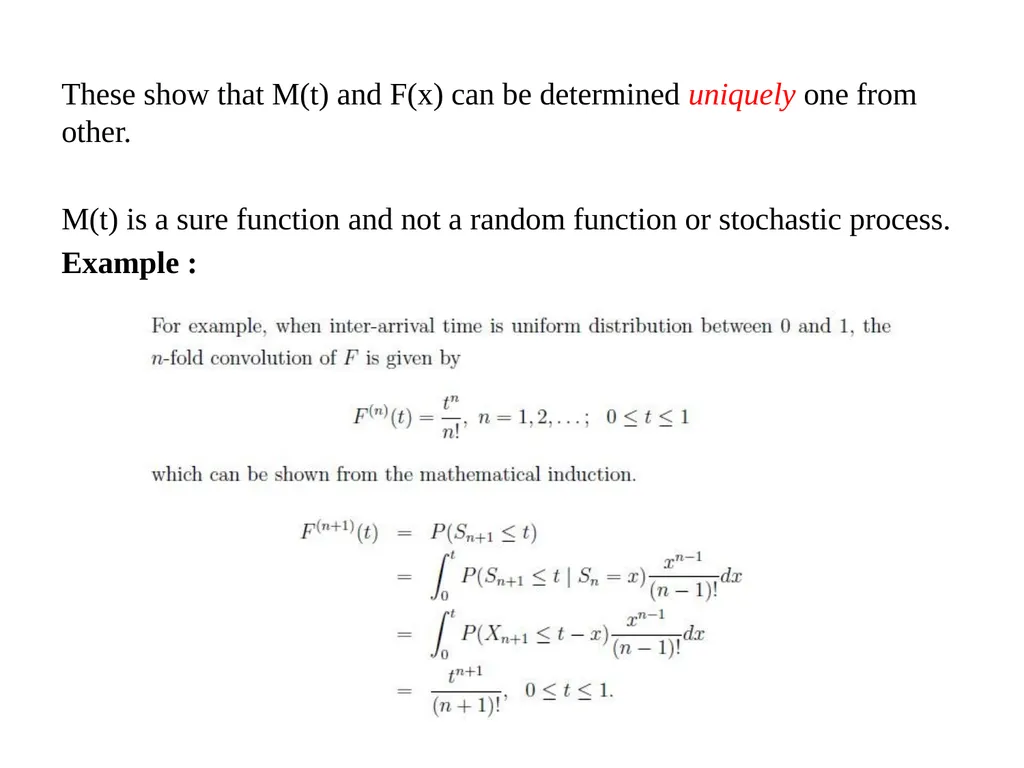 RENEWAL PROCESSES IN CONTINUOUS TIME PAGES 249 – - slide 12 of 20