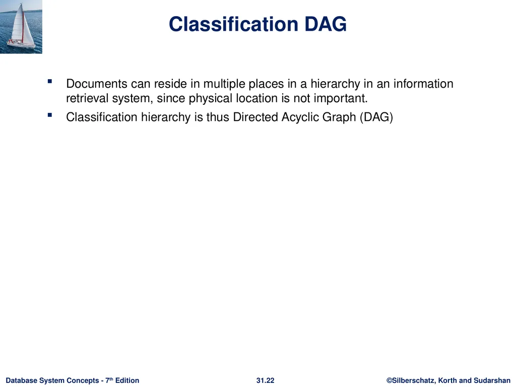 Chapter 31: Information Retrieval Outline - slide 22 of 25