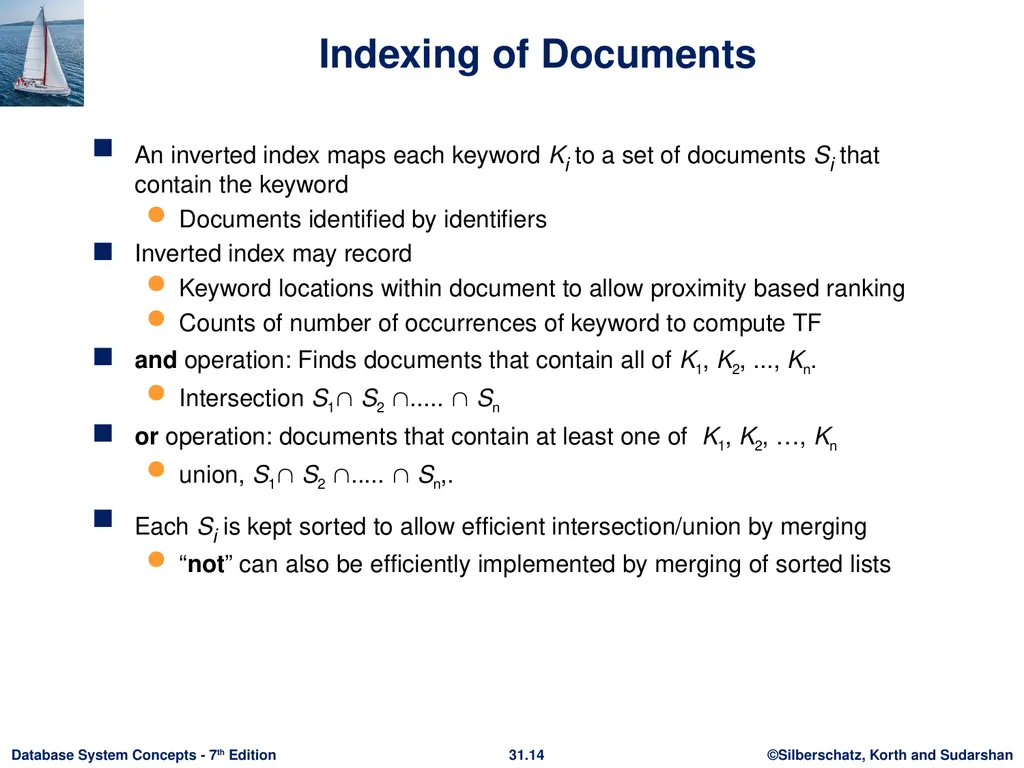 Chapter 31: Information Retrieval Outline - slide 14 of 25