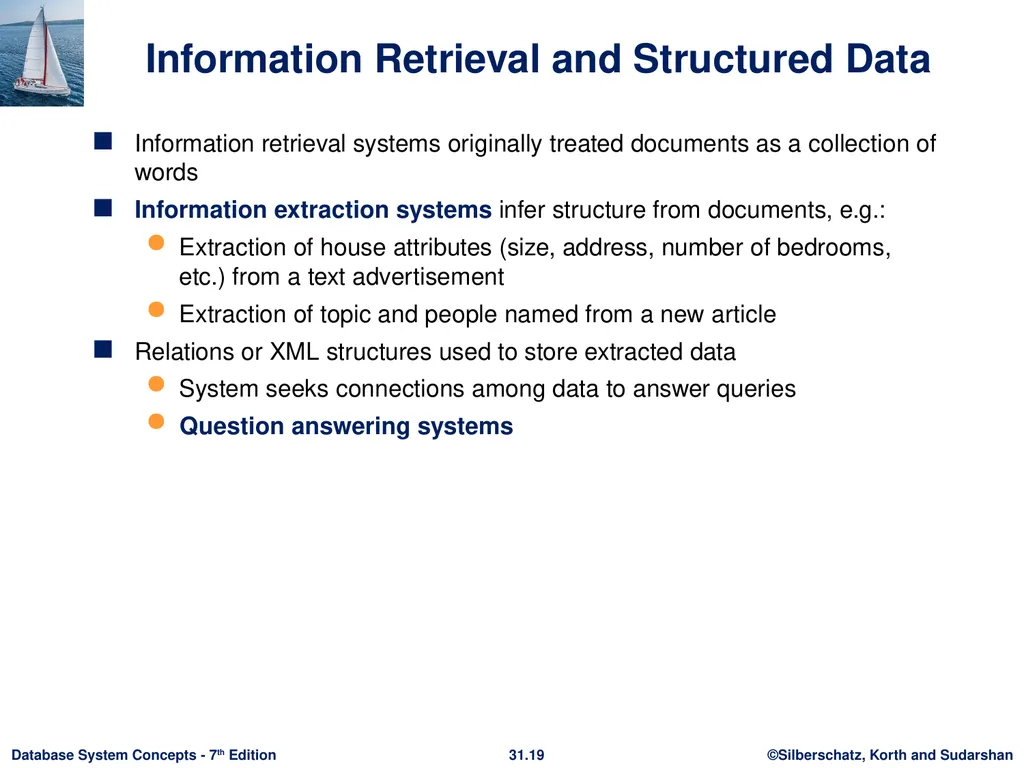 Chapter 31: Information Retrieval Outline - slide 19 of 25