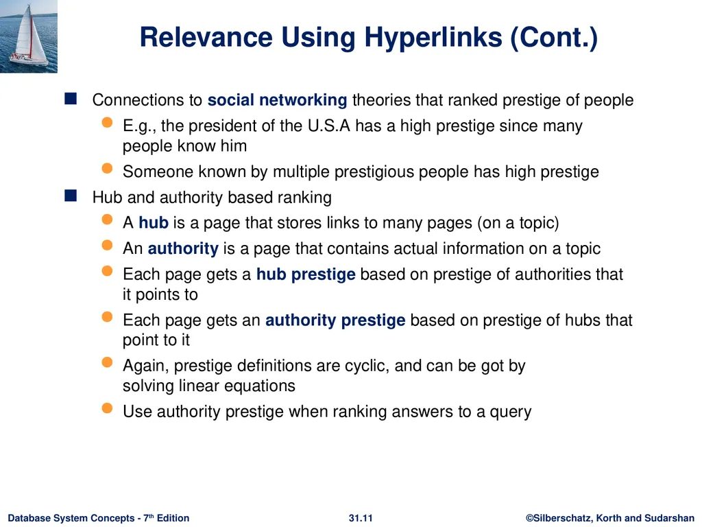 Chapter 31: Information Retrieval Outline - slide 11 of 25
