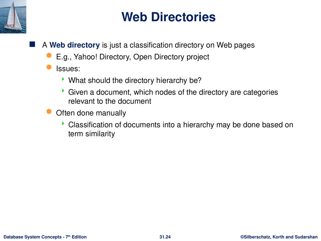 Chapter 31: Information Retrieval Outline - slide 24 of 25