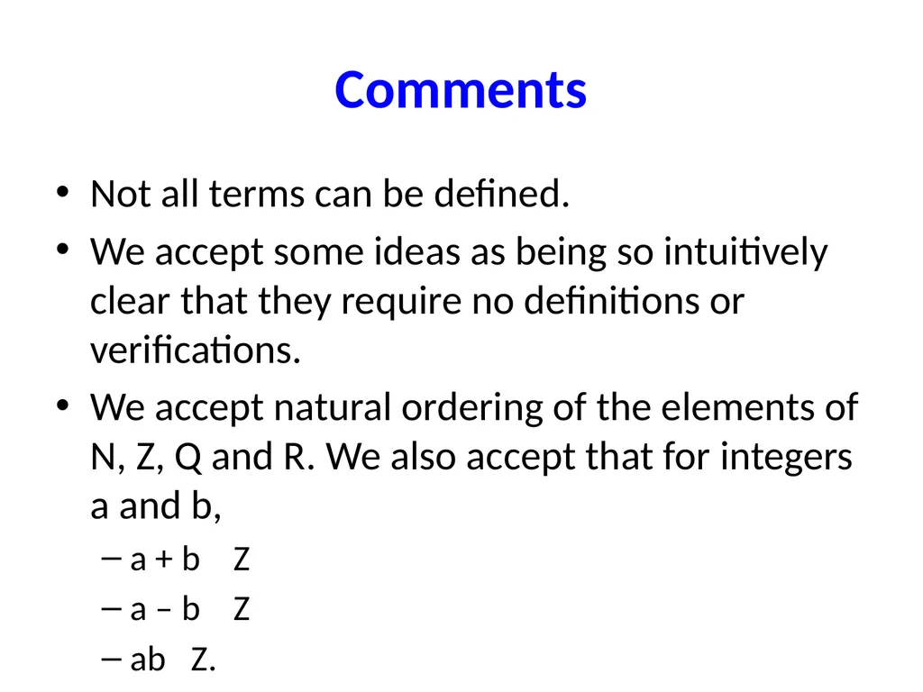 Proofs (Chapter 4, 5 and 6) Proofs A proof of - slide 15 of 101