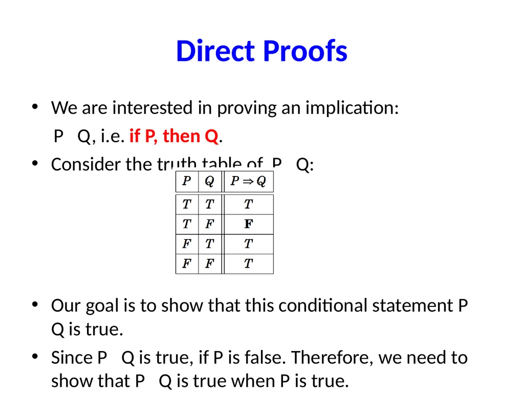 Proofs (Chapter 4, 5 and 6) Proofs A proof of - slide 18 of 101