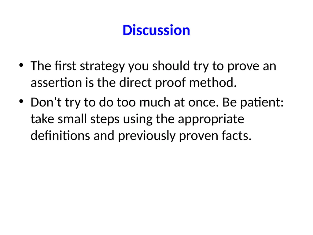 Proofs (Chapter 4, 5 and 6) Proofs A proof of - slide 56 of 101