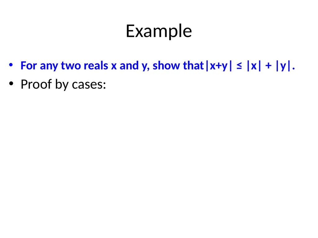 Proofs (Chapter 4, 5 and 6) Proofs A proof of - slide 42 of 101