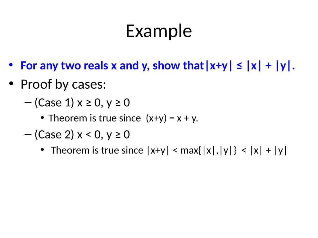 Proofs (Chapter 4, 5 and 6) Proofs A proof of - slide 44 of 101