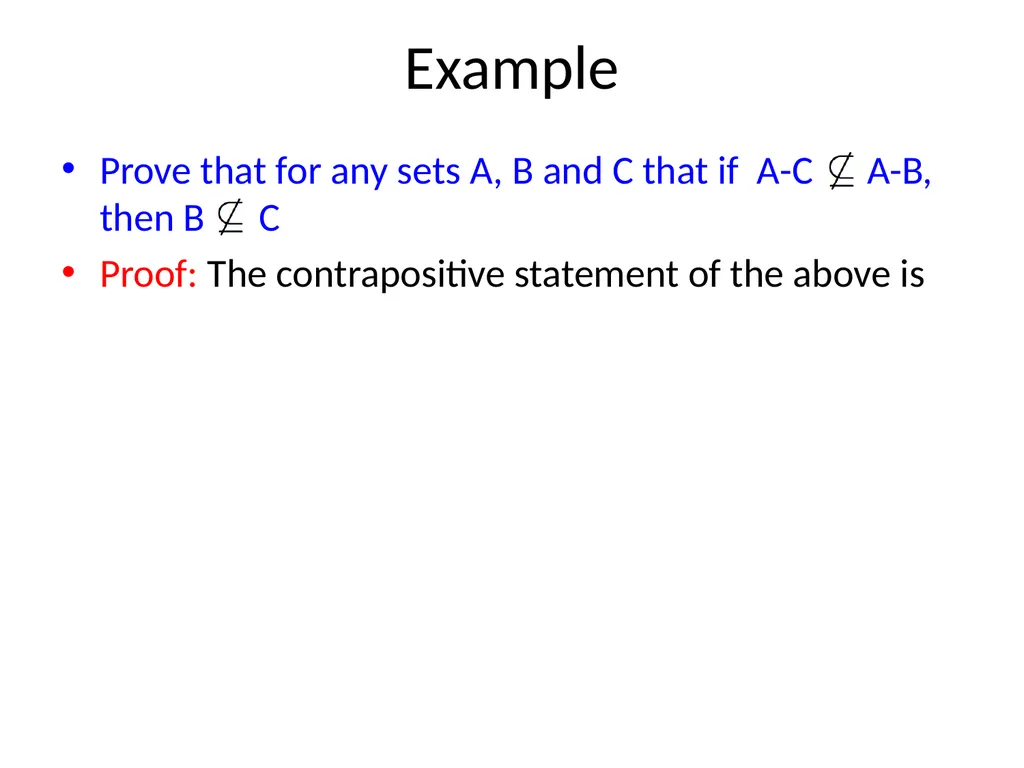 Proofs (Chapter 4, 5 and 6) Proofs A proof of - slide 60 of 101
